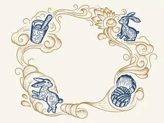 设计装饰中秋节背景