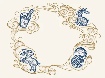 设计装饰中秋节背景 设计装饰中秋节背景