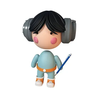 职业人物购物玩偶手办立体办公场景卡通小人元素PNG设计素材模板 职业人物购物玩偶手办立体办公场景卡通小人元素PNG设计素材模板