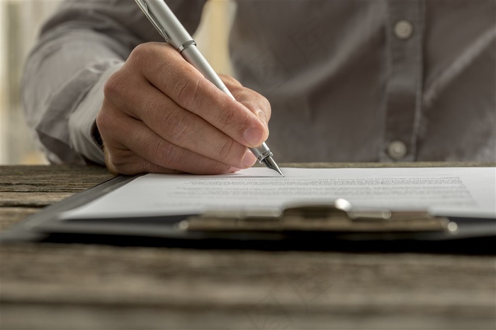 合同签署场景高清图片