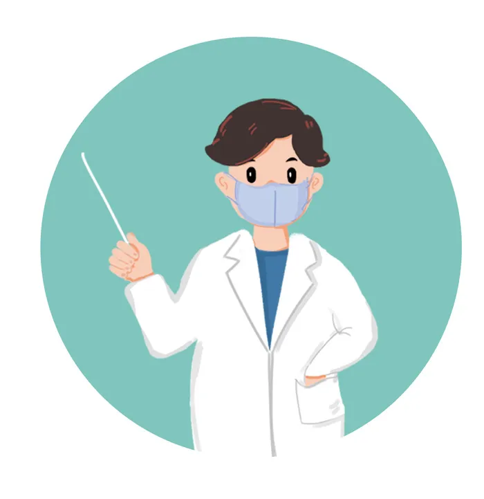 男医生讲解医疗知识动作图psd模版下载