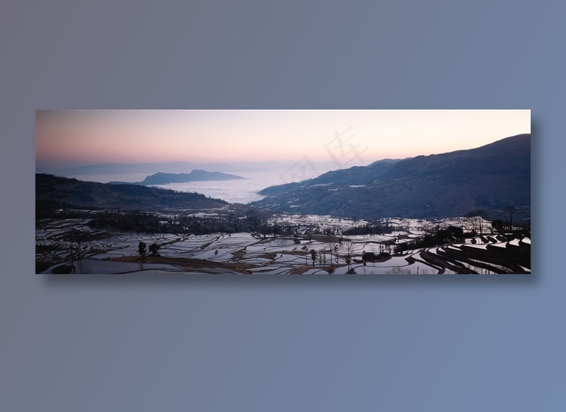 梯田摄影图片