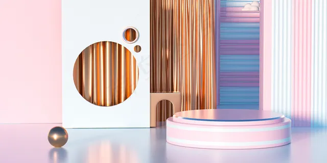 C4D电商场景模型渲染背景 C4D电商场景模型渲染背景