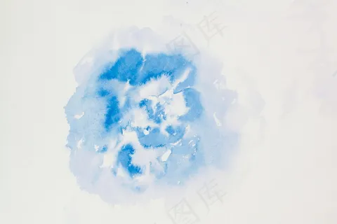蓝色水彩画图片 蓝色水彩画图片