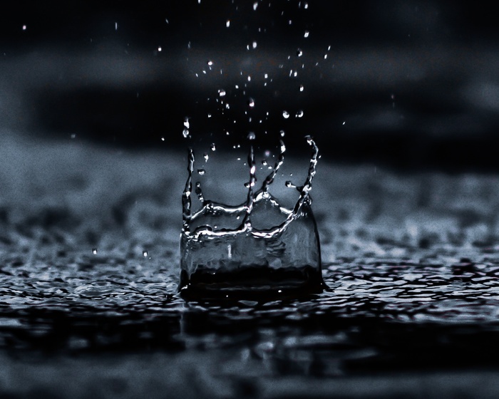 水滴水纹水花海水纯静水泉水图片 (3)