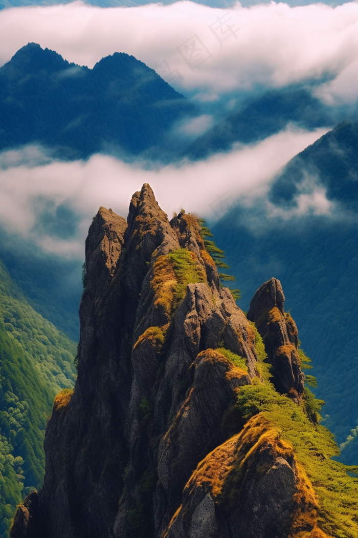 大自然风光山川风景摄影图
