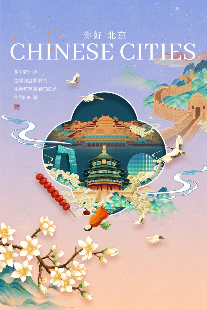 国潮北京城市海报