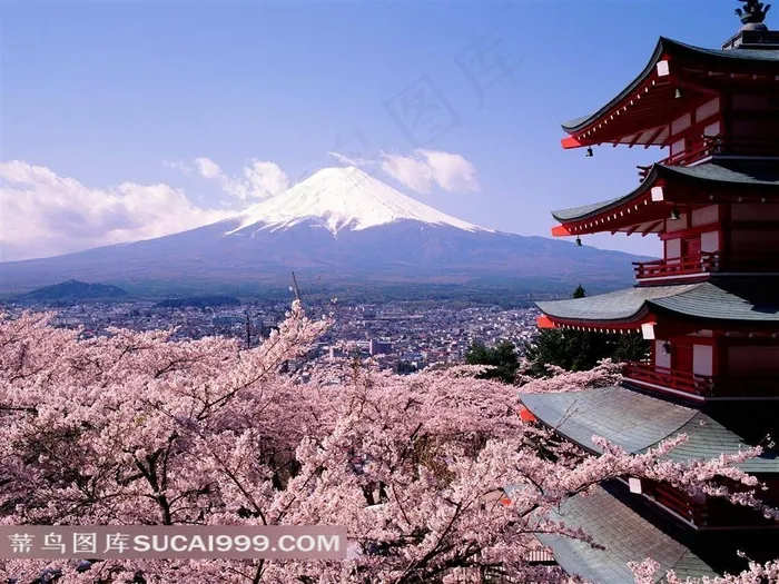 日本富士山摄影图