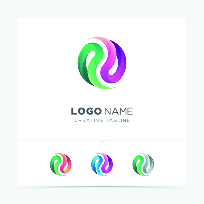 图标识标志公司字母企业商标品牌LOGO设计素材矢量模板