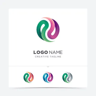 图标识标志公司字母企业商标品牌LOGO设计素材矢量模板