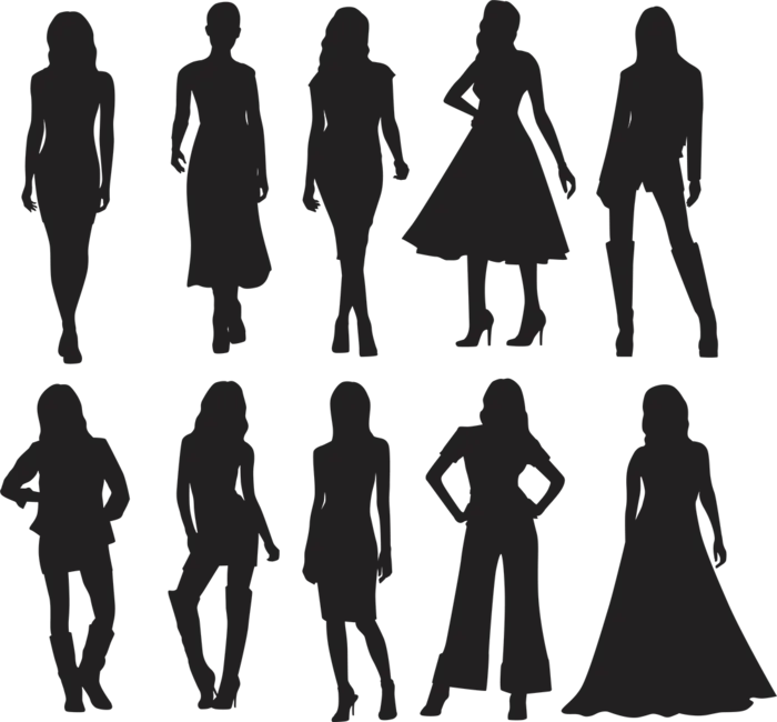女士美女卡通