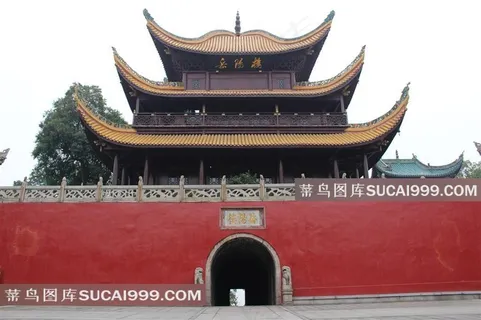 岳阳楼城图片素材