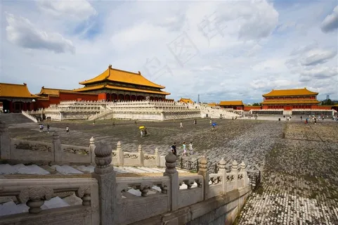 故宫太和殿北京风光素材