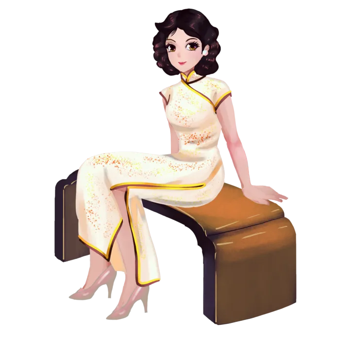 传统旗袍美女 (171)