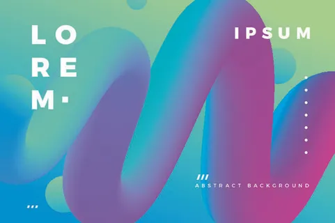 抽象几何蓝色背景