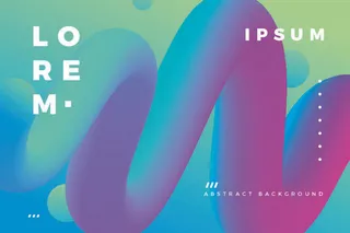 抽象几何蓝色背景