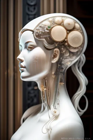 人脑机器人人类终极形态概念图