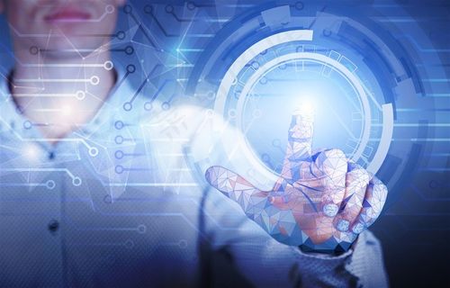 科技触摸背景高清图片