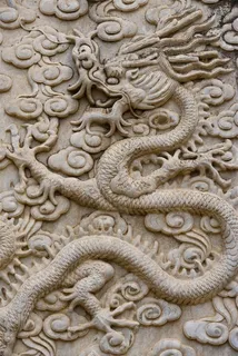 龙纹浮雕中国风背景素材 龙纹浮雕中国风背景素材