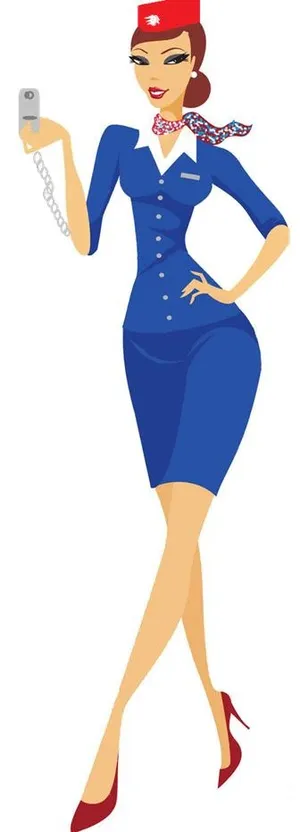 空姐 PNG免抠