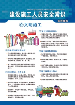 施工安全漫画