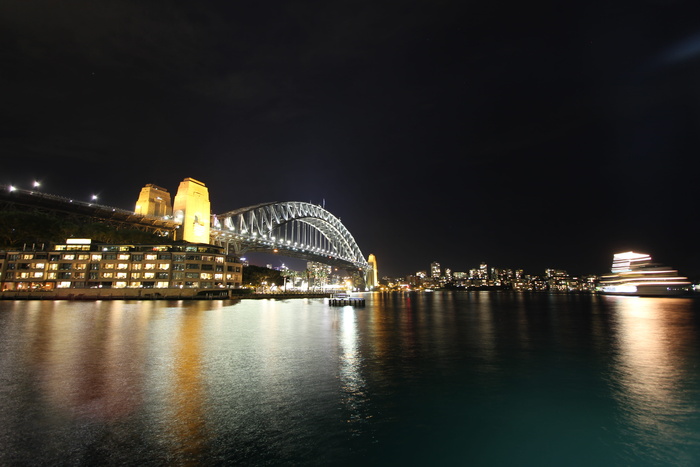 高清唯美城市夜景海边夜景