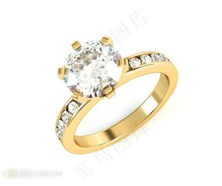 美丽的钻石戒指