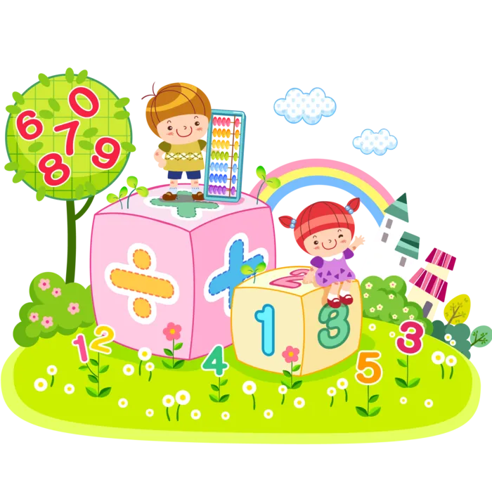 卡通 数学 幼儿园 数字 封面