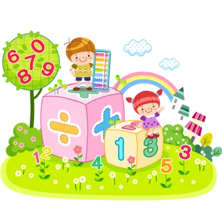 卡通 数学 幼儿园 数字 封面