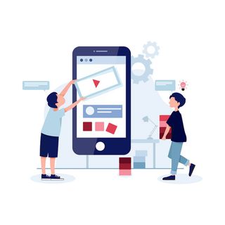 扁平化人物场景办公互联网等距ai矢量设计网页海报UI素材插画