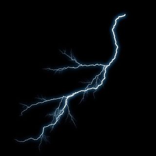 新拍摄的闪电图