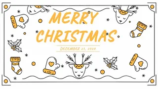 圣诞节圣诞树圣诞老人闪亮装饰电商促销折扣海报