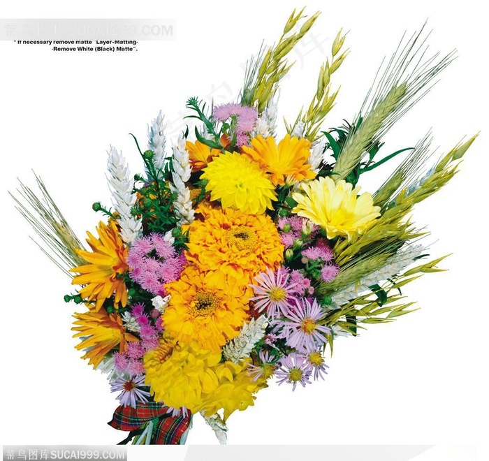 花艺花束-金黄的花束