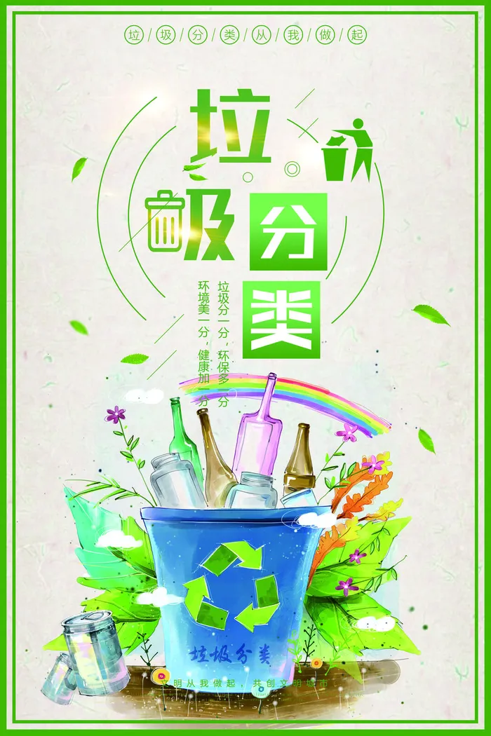 绿色能源低碳公益环保生态公益广告宣传单海报展板PSD素材psd模版下载