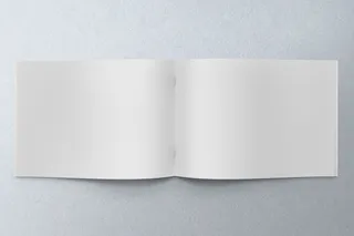 简约画册样机展示效果