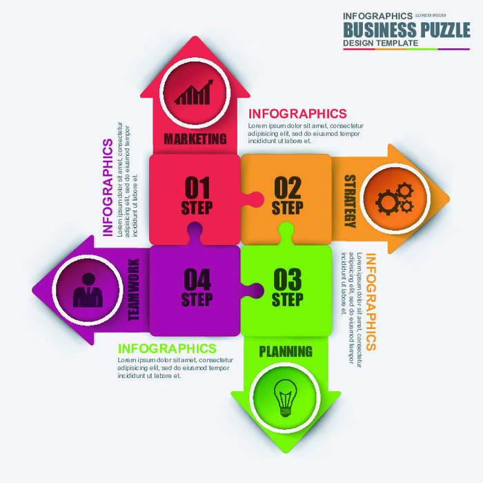ppt素材3d数据图表模板可视化图形统计标签矢量图标模型ai源文件
