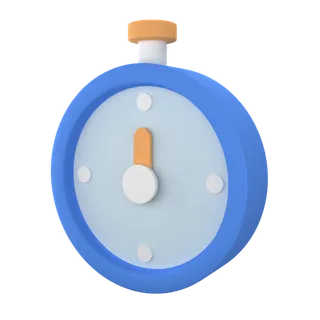 秒表简约3D数据png图标素材