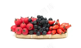 盘子里的美味水果