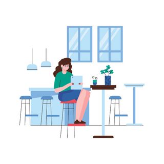 扁平化人物场景办公互联网等距ai矢量设计网页海报UI素材插画