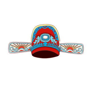 卡通京剧戏剧人物脸谱插画PNG图片 国潮中国风Q版戏剧人物PS素材