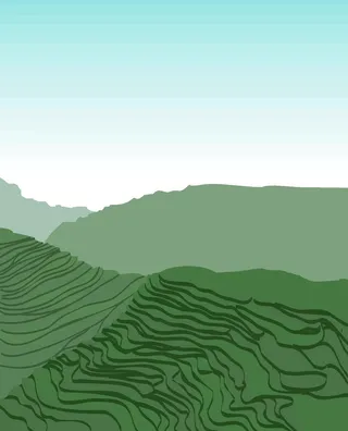 绿色卡通风动画动漫素描写实海报名片图片素材背景032