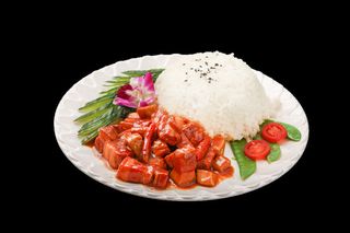 毛氏红烧肉A餐饮快餐盖浇饭产品成品高清大图免扣