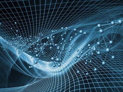 浅蓝色基因造型高清图片