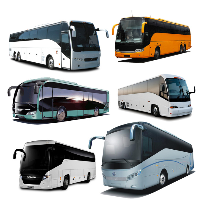 免抠各种客车图片