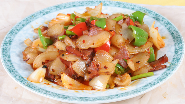 回锅腊肉---