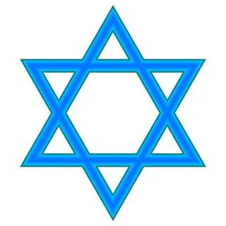 红大卫 PNG 犹太明星 PNG免抠