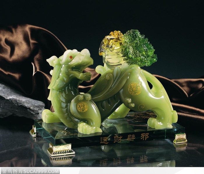 中华传统工艺-漂亮的玉狮子