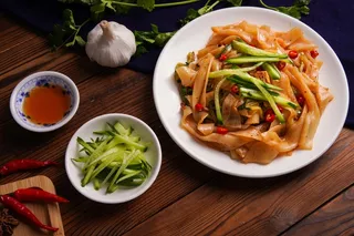 夏季凉皮美食摄影