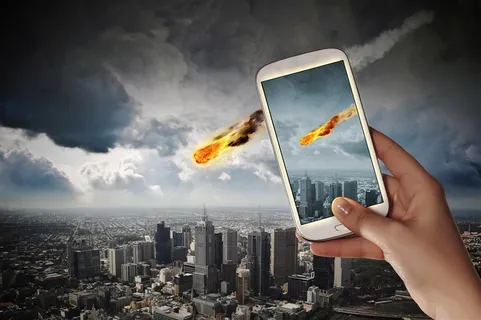 陨石流星灾难大图