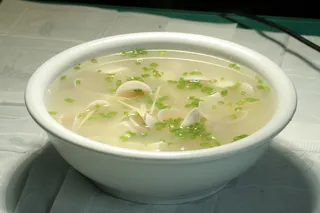 1白蛤豆腐汤 潮州大排档